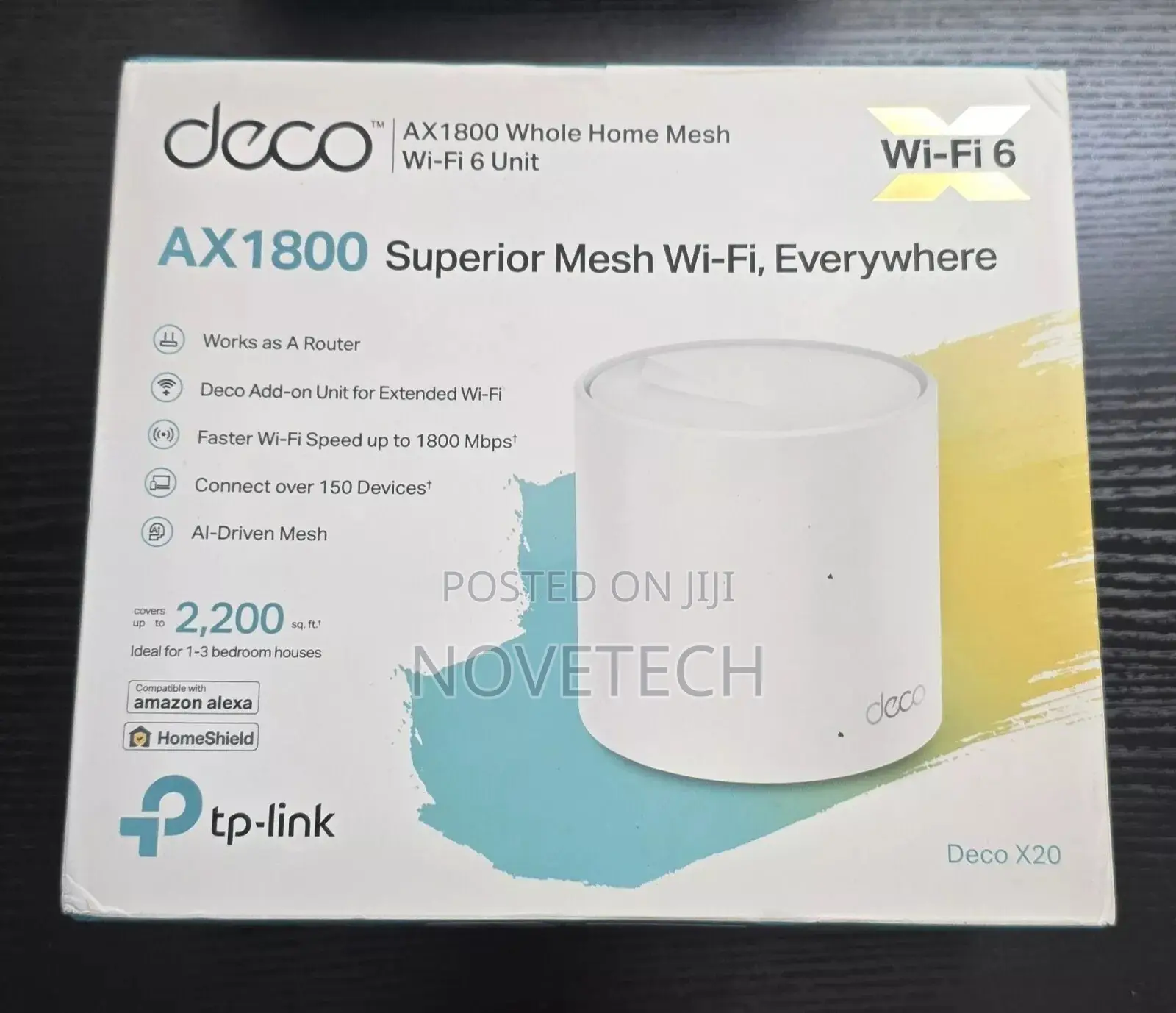 TP-LINK Deco X20 (3-Pack) 1800 MBPS Mesh Ethernet Router