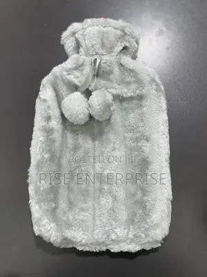 Hot Water Bottle With Faux Fur New - 2 Litre