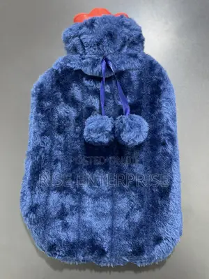 Hot Water Bottle With Faux Fur New - 2 Litre