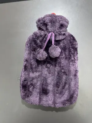 Hot Water Bottle With Faux Fur New - 2 Litre