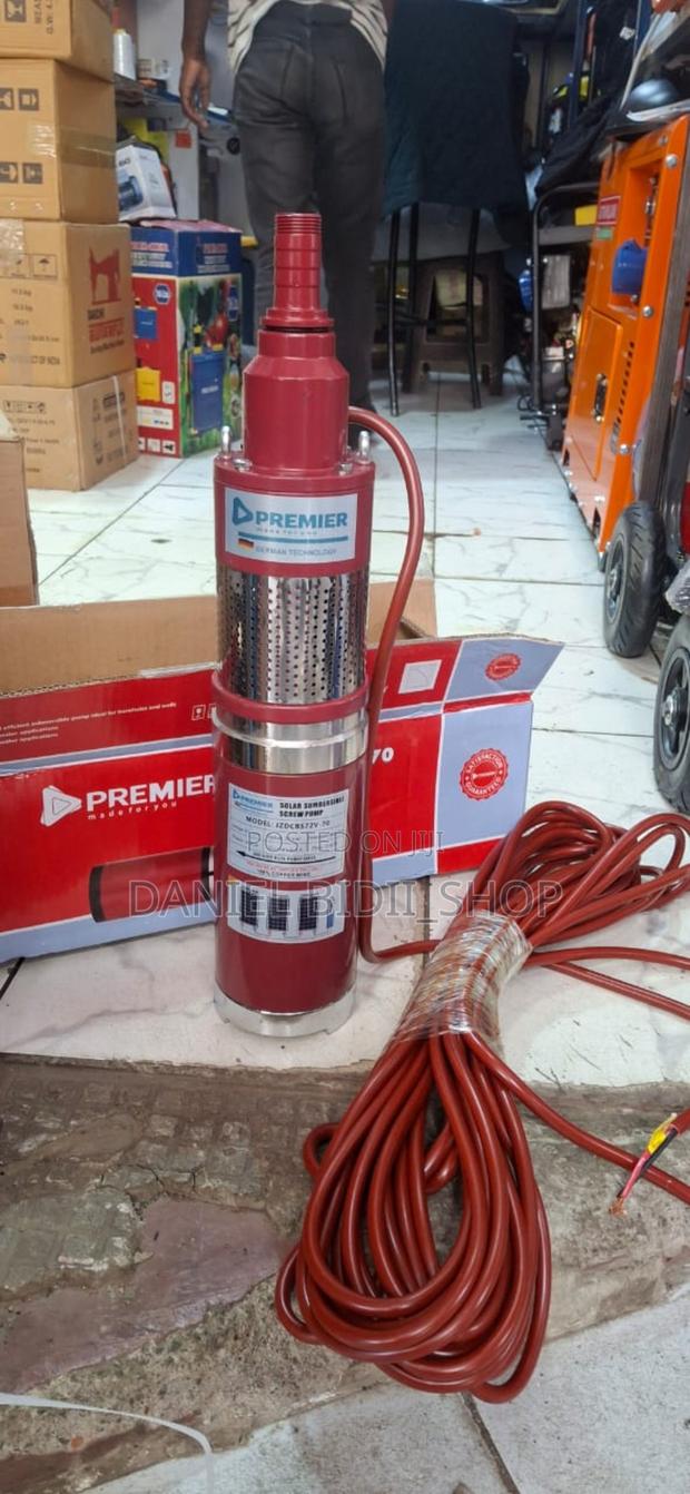 Solar Submersible Screw Waterpump 70m 72v Copper - main view