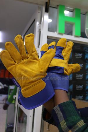 Short Leather Gloves Toughened - thumbnail 2