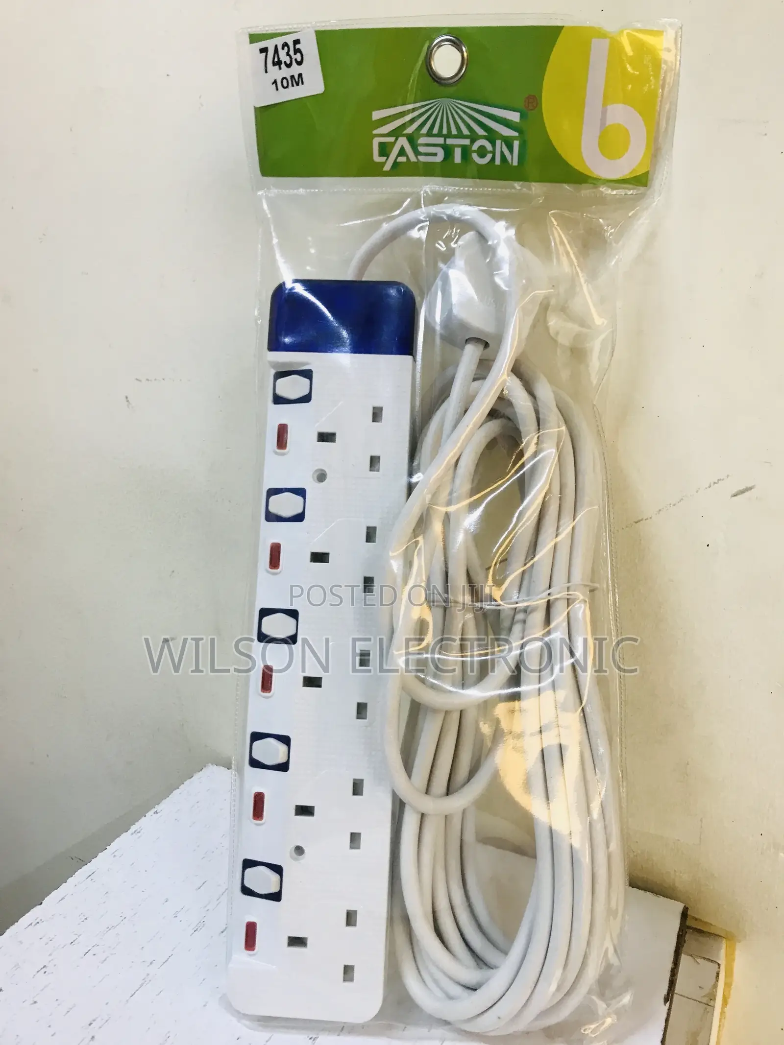 Quality Caston Extension Cable 10m/ 5 Ways