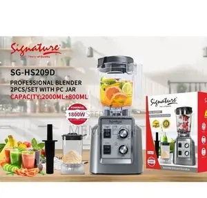 Signature 2 in 1 1800W High Power Countertop Commercial Blen