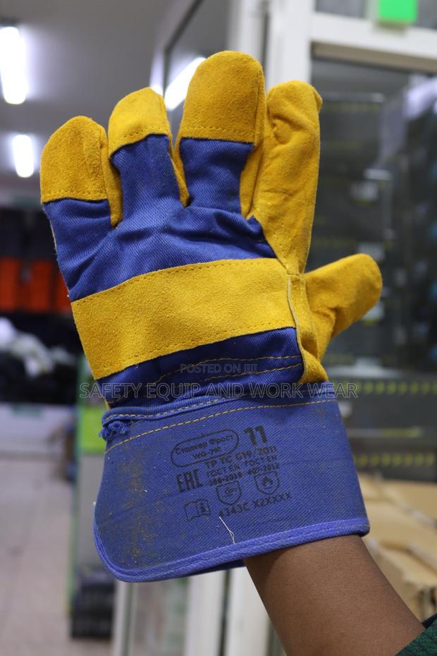 Short Leather Gloves Costume