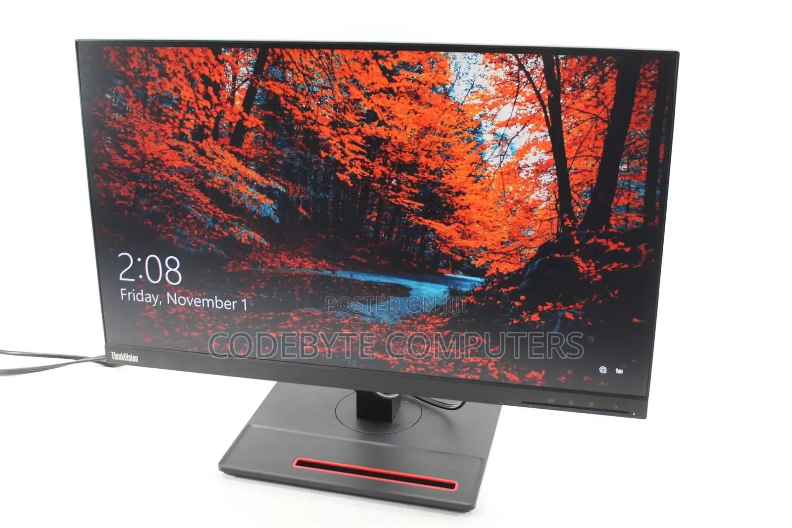 New Lenovo Thinkvision P24h-30 24" Qhd Lcd Monitor