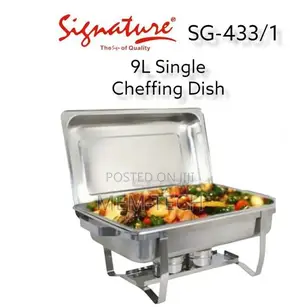 Signature 9L Single Stainless Steel Chafing Dish Buffet Food