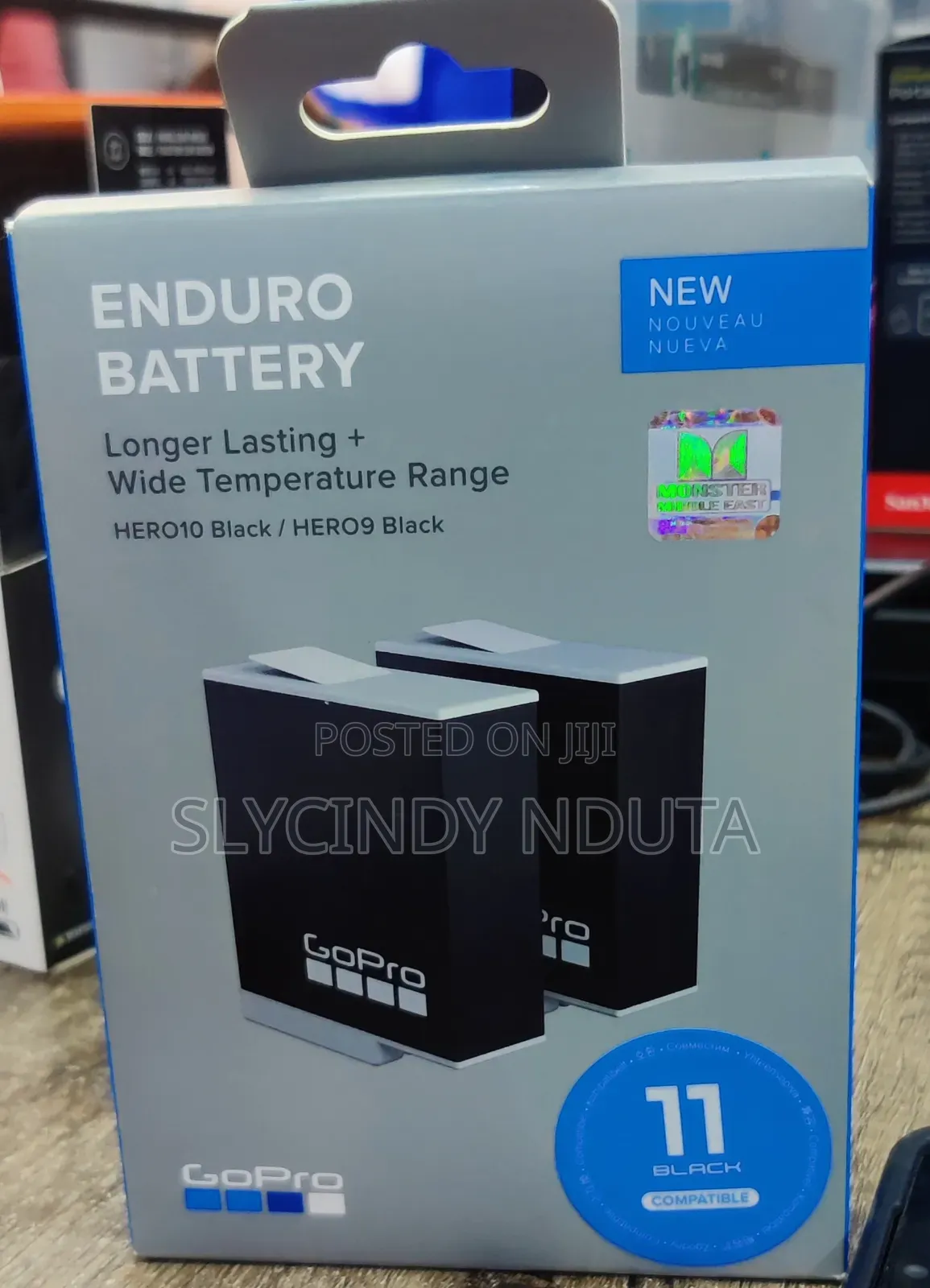 Enduro Battery Gopro Hero10/Hero9