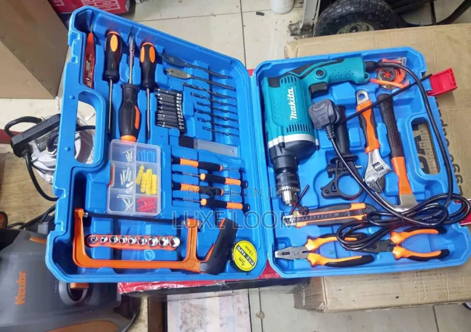 Makita Corded Drill Tool Set