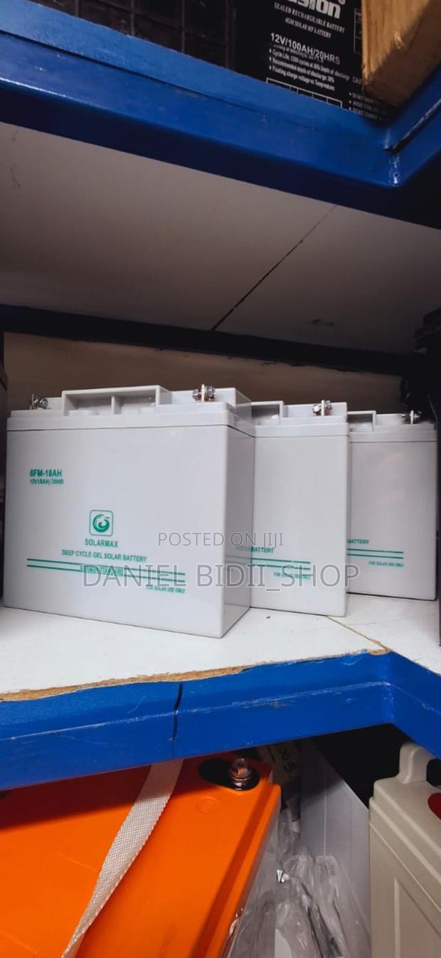 Solarmax Deep Cycle Gel Solar Battery 18ah 12v - main view