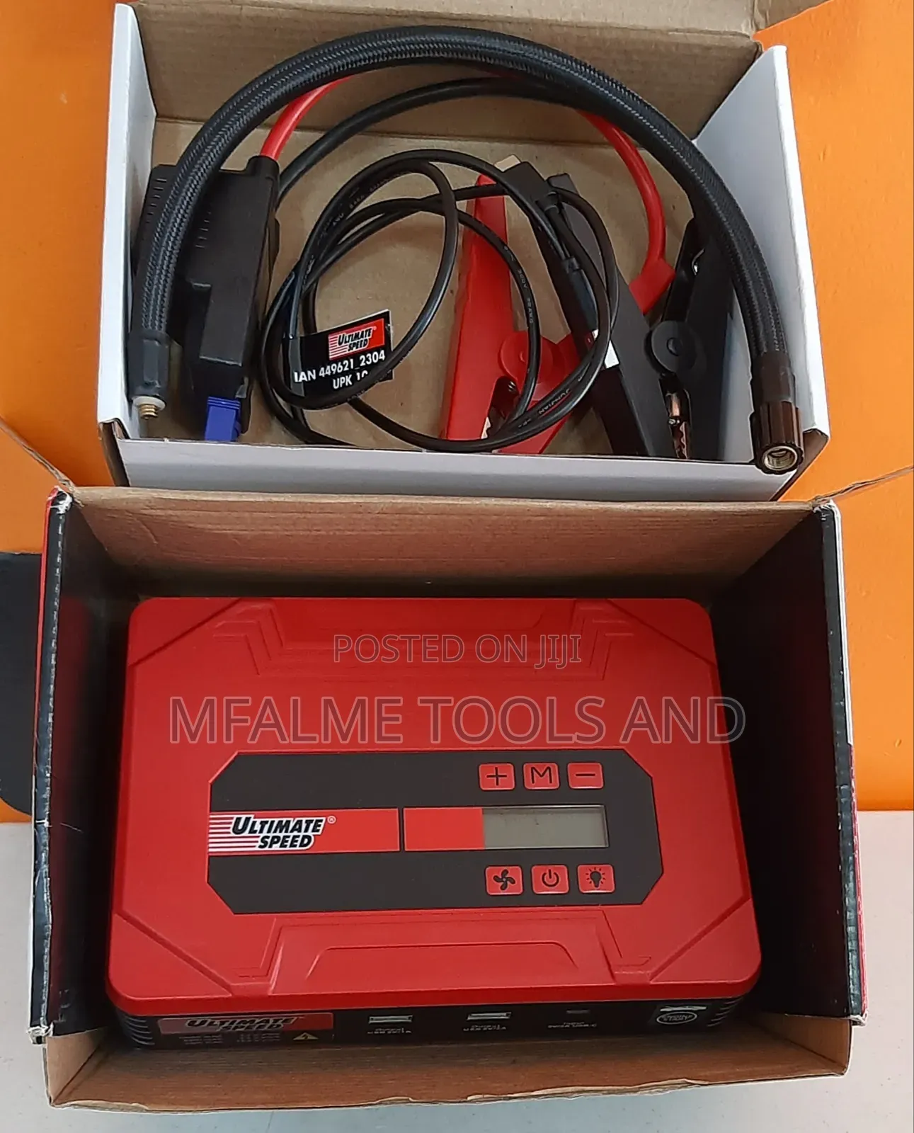 Car Battery Powerbank/Jump Start Compressor Phone Usb Ex-Uk