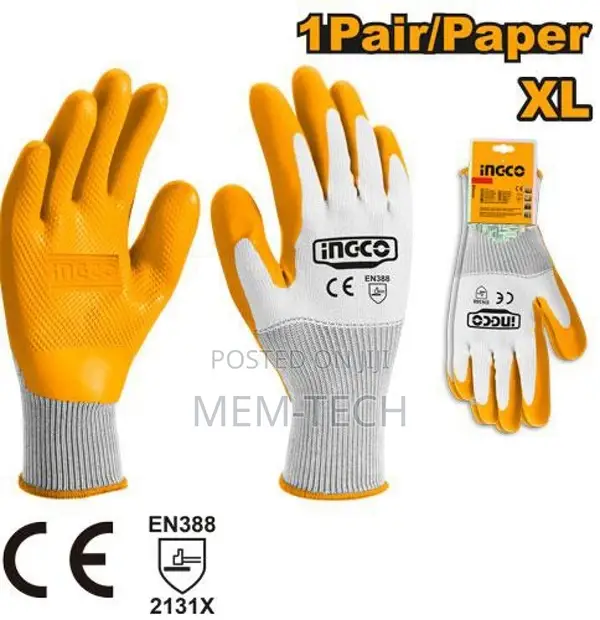 Ingco HGVL08-XL Latex Gloves XL