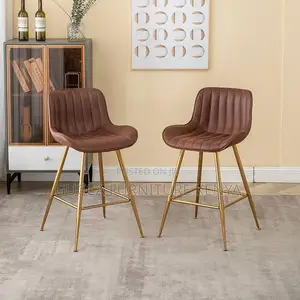 Home Chairs: Modern Upholstered Counter Height Barstool
