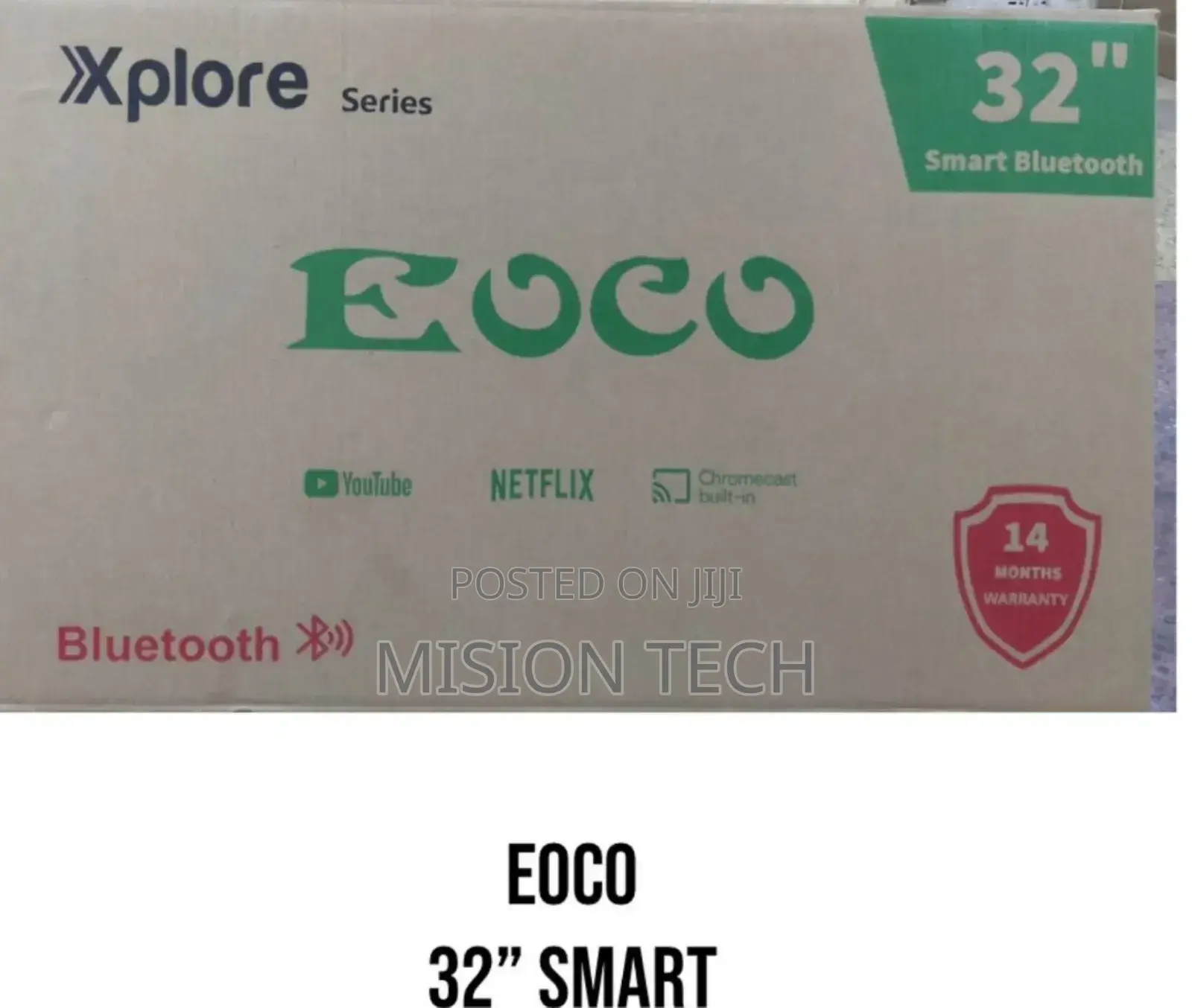 Ecco Plus 32 Inch Smart HD Digital Tv (32A33)