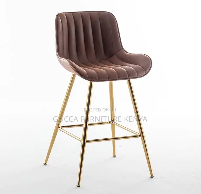 Home Chairs: Modern Upholstered Counter Height Barstool