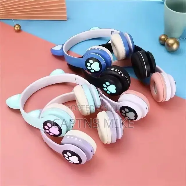 Cat Ear Bluetooth Headphones