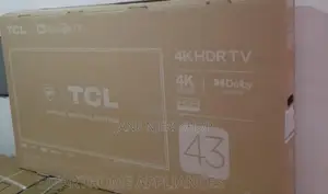 Original. 43"Smart Android TCL Tv Brand New