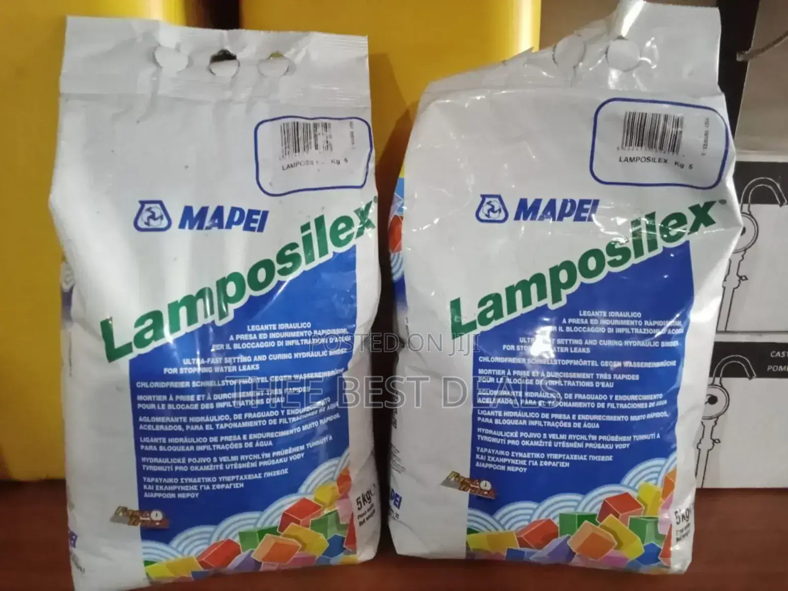 Lamposilex-Ultra Fast Hydraulic Cement Plug for Water Leaks