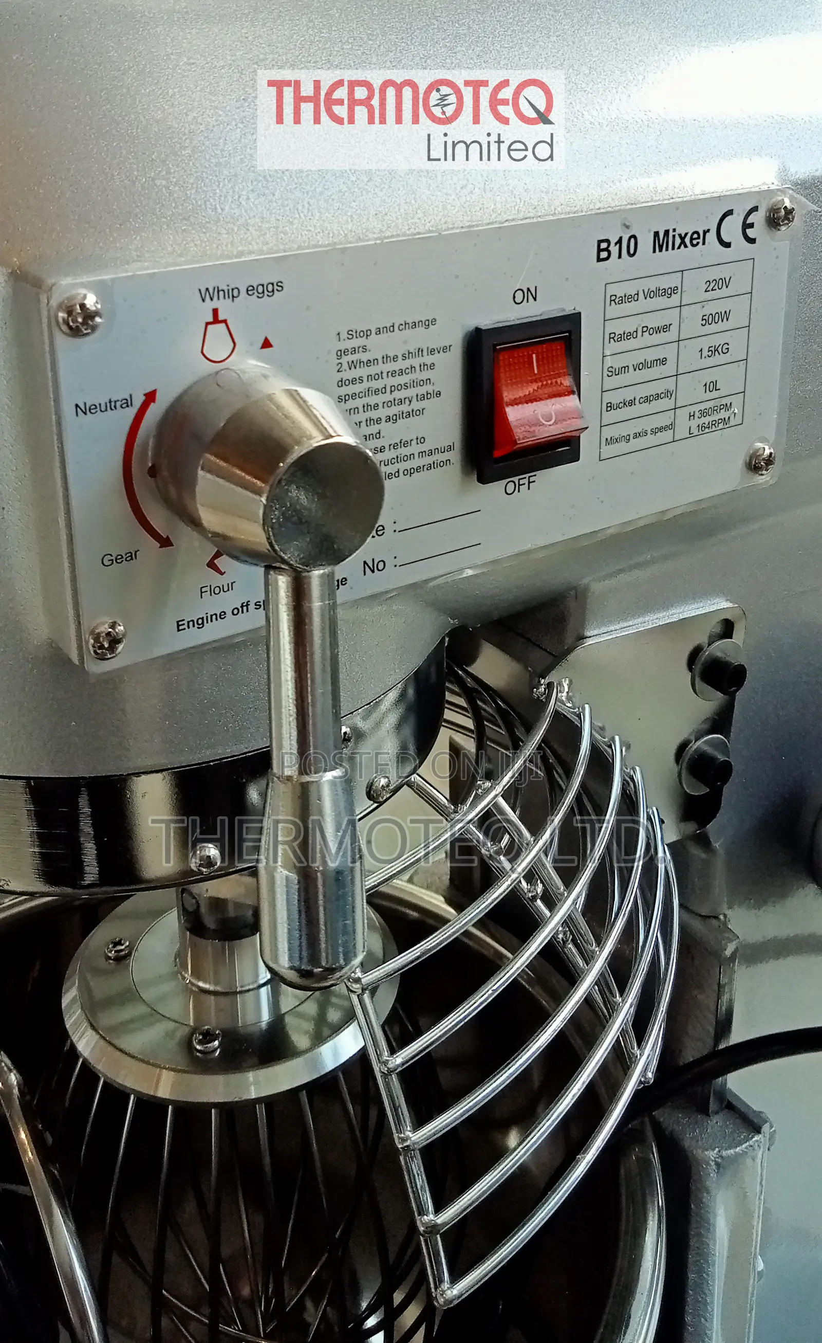 Cake Mixer / Dough Mixer 10LTS