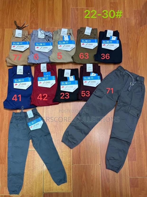 Boys High Quality Cargo Pants. - main view