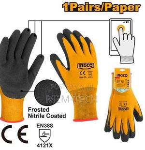 INGCO HGNF03 Nitrile Frosted Coated Gloves XL