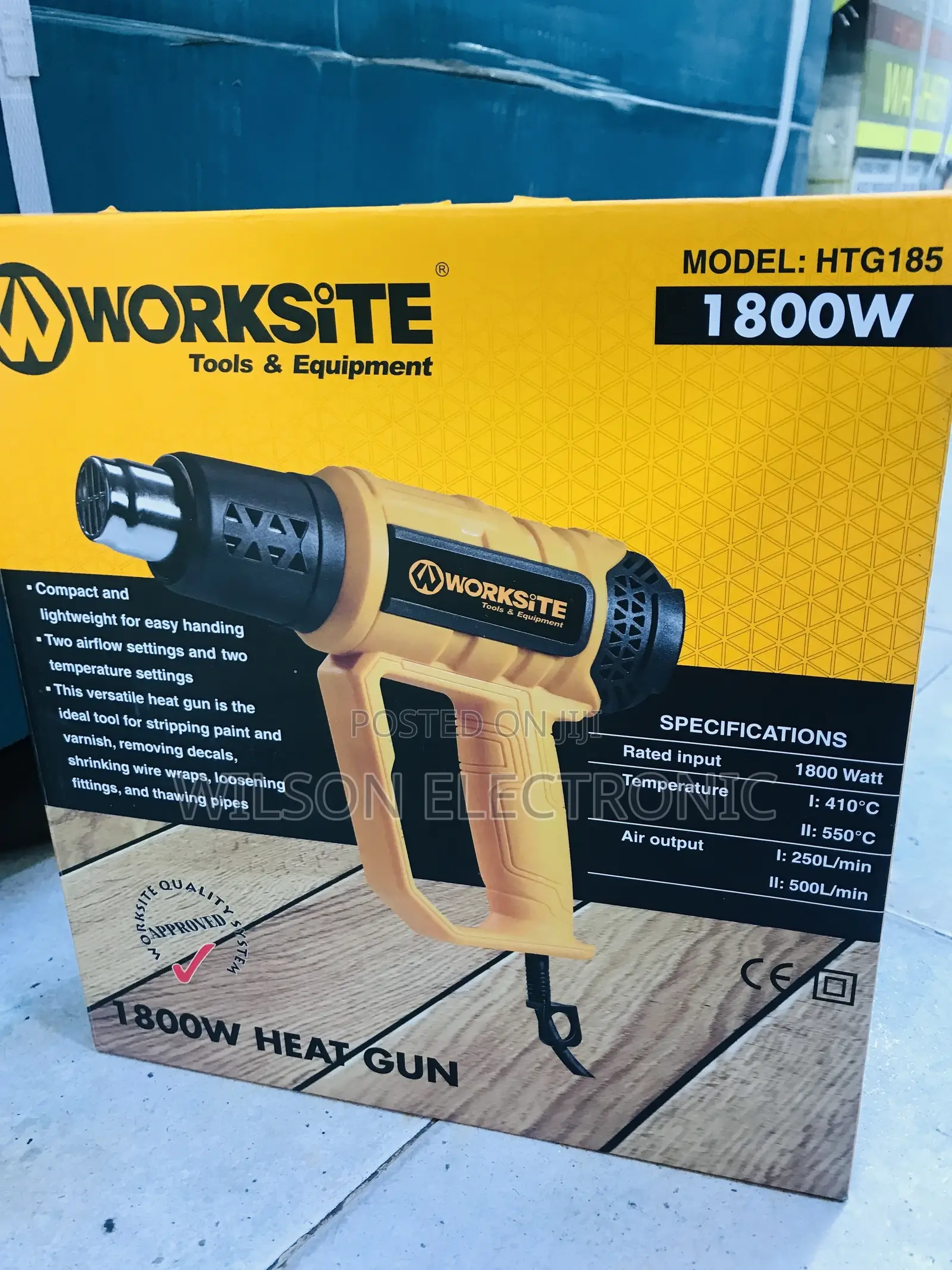Electric Heat Gun. Air Hot Gun 1800w