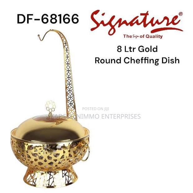 Heavy Duty Gold Signature Chaffing Dish 8l