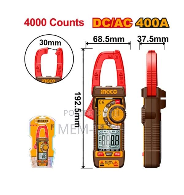 Ingco DCM62002 DC/AC Clamp Meter Counts - main view