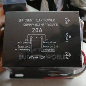 Car Power Supply Transformer 24V to 12V 20A Power Supply