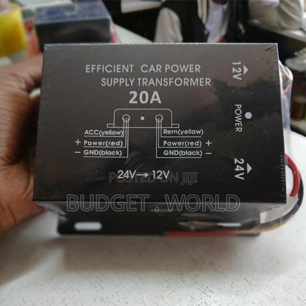 20A Car Power Supply Transformer Dc 24v to Dc 12v Step Down