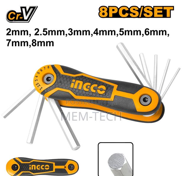 INGCO HHK14081 8pcs Hex Key( Pocket) - main view