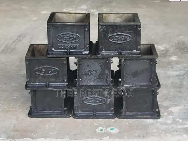 Cast Iron Concrete Cube Moulds 150mm × 150mm - thumbnail 2