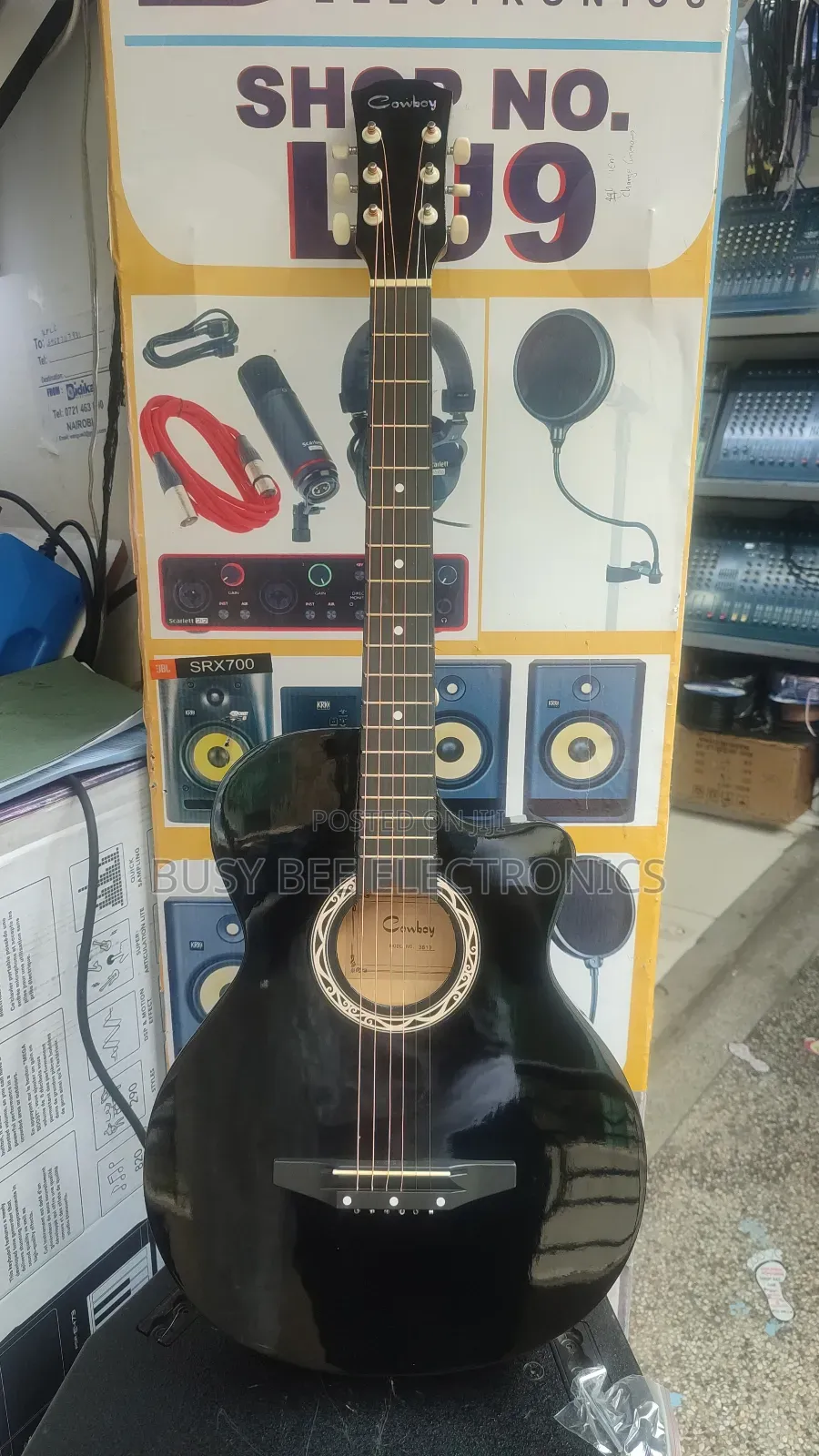 Cowboy Size 38 Acoustic Guitar