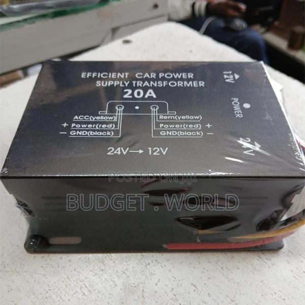 Black~ 20A Step Down Converter Power Transformer for Car - main view