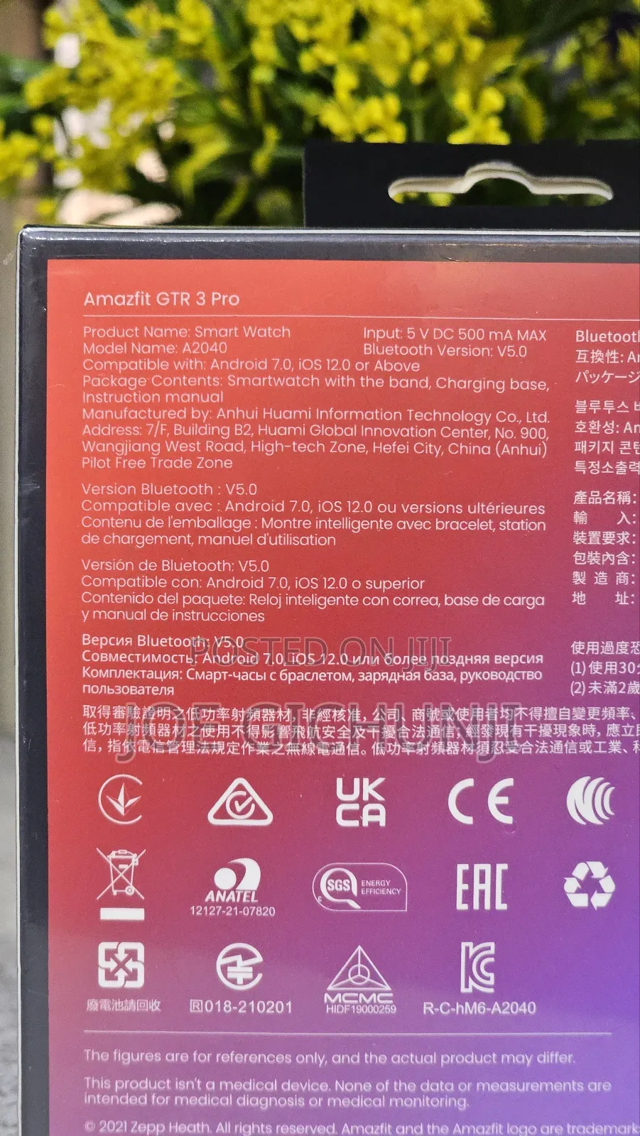 Amazfit GTR 3 Smart Watch 46mm for Android iPhone,