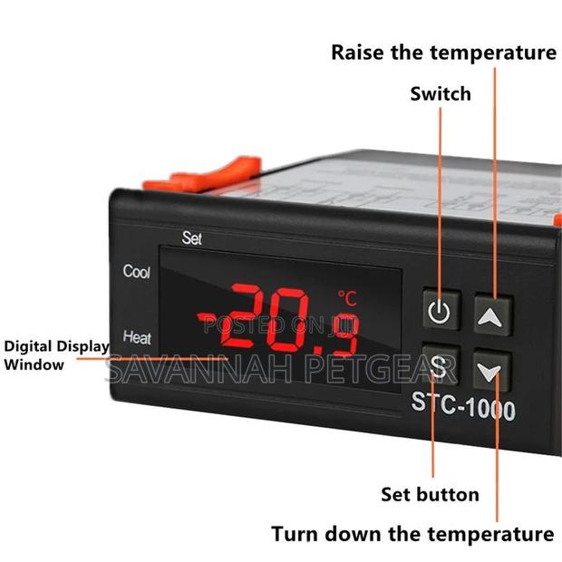 STC-1000 Led Digital Thermostat for Incubator Temperature - thumbnail 2