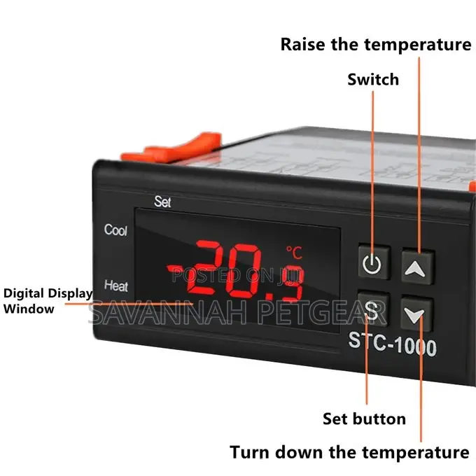STC-1000 Led Digital Thermostat for Incubator Temperature