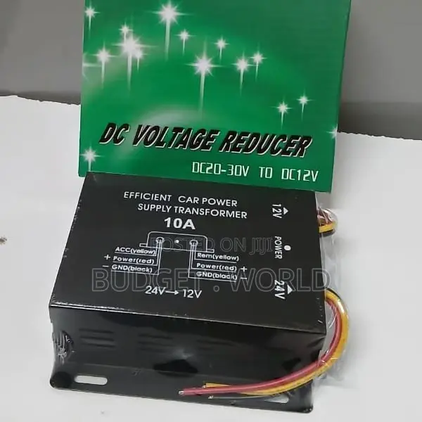 High Quality Car Power Converter 24v to 12v 10a