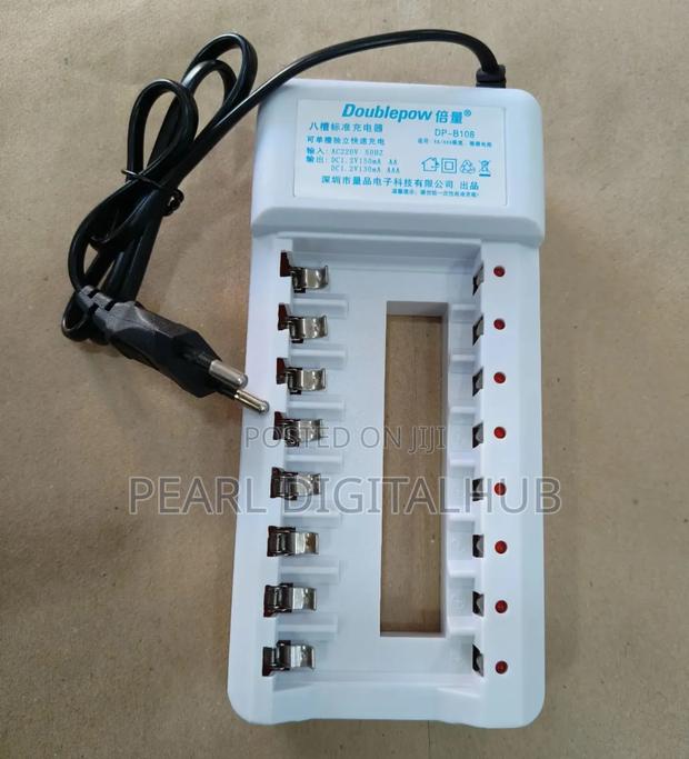 Double Power 8 Slot AA/AAA Battery Charger - main view