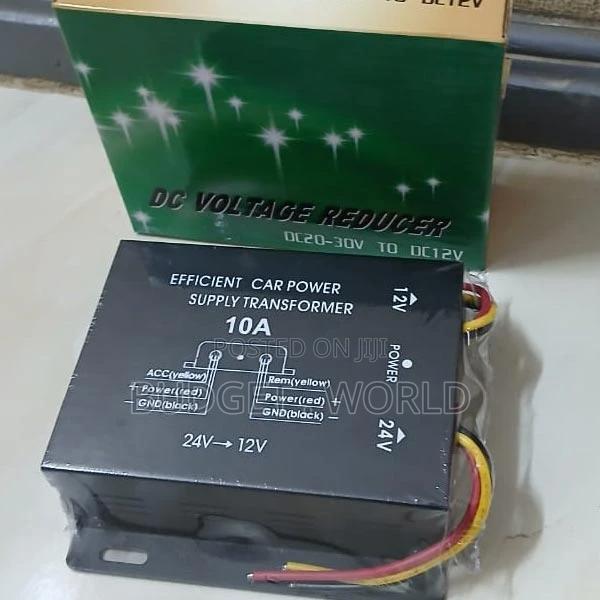 Voltage Transformer Converter 24V to 12V 10A for Vehicle Use