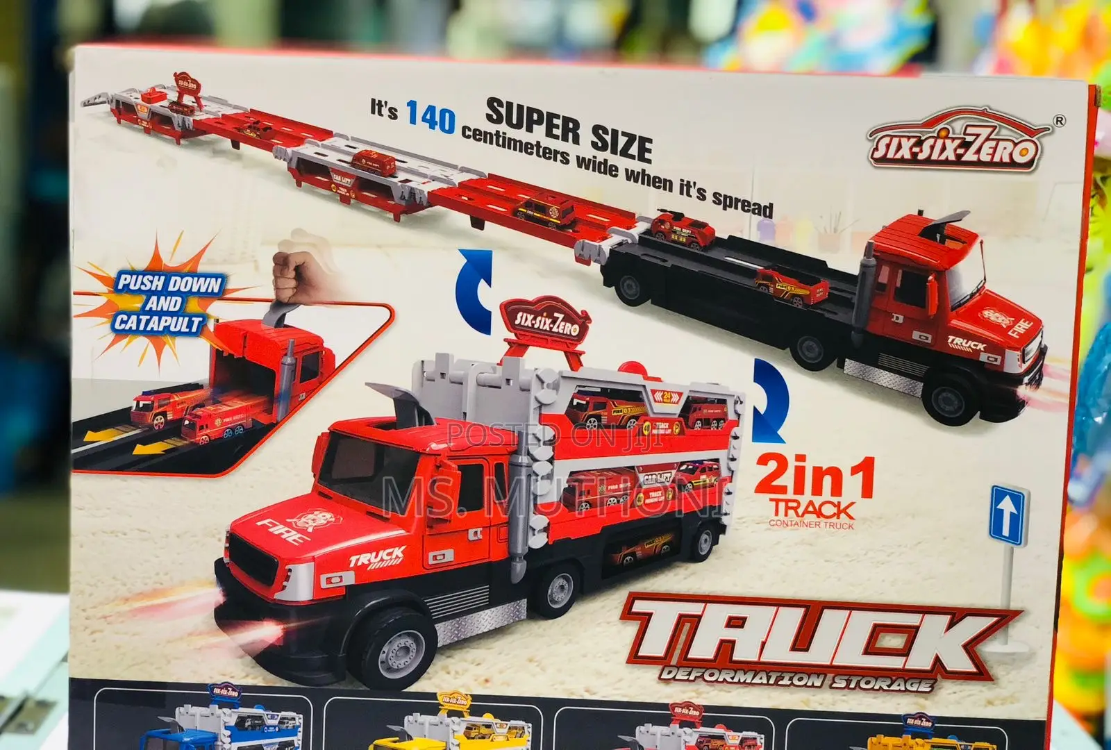 140 Cm Battery Operated 2 in 1 Truck
