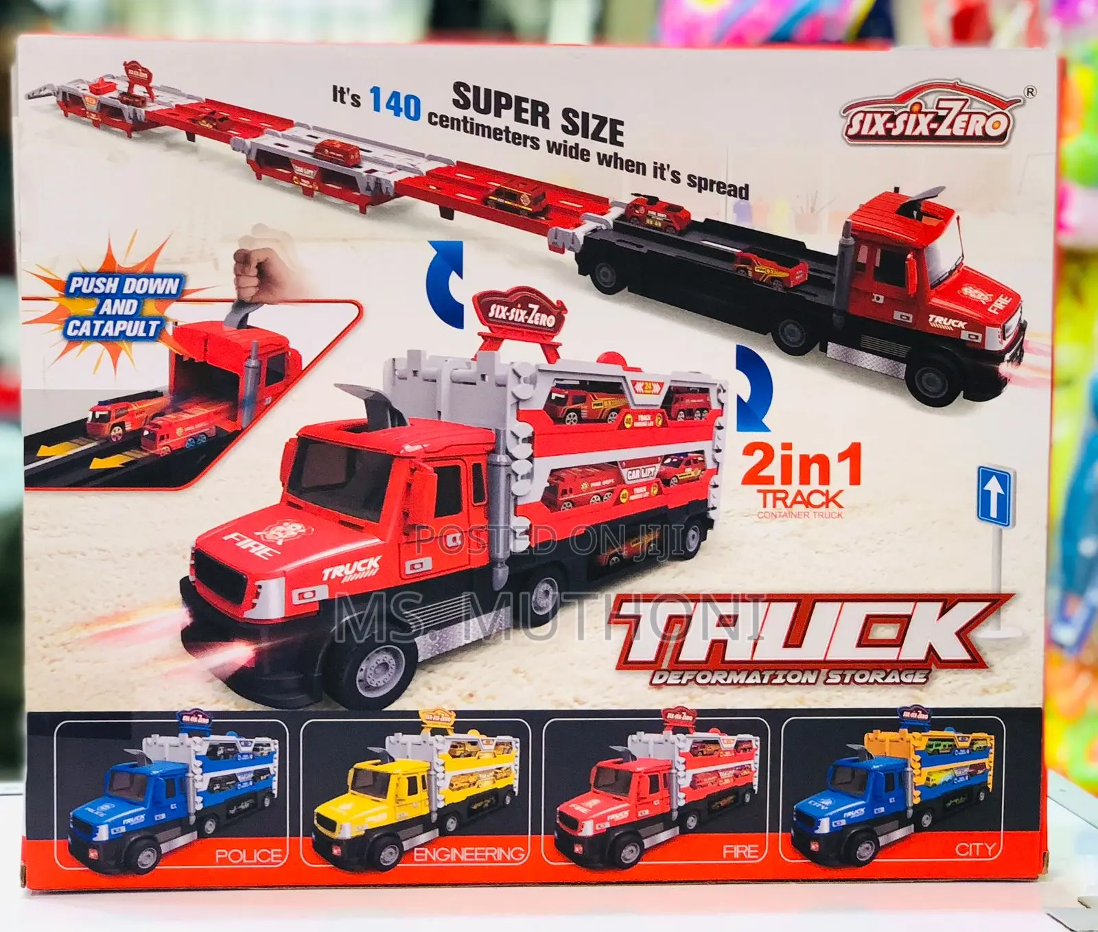 140 Cm Battery Operated 2 in 1 Truck