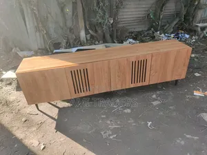 Sleek Natural Tv Stand 6ft