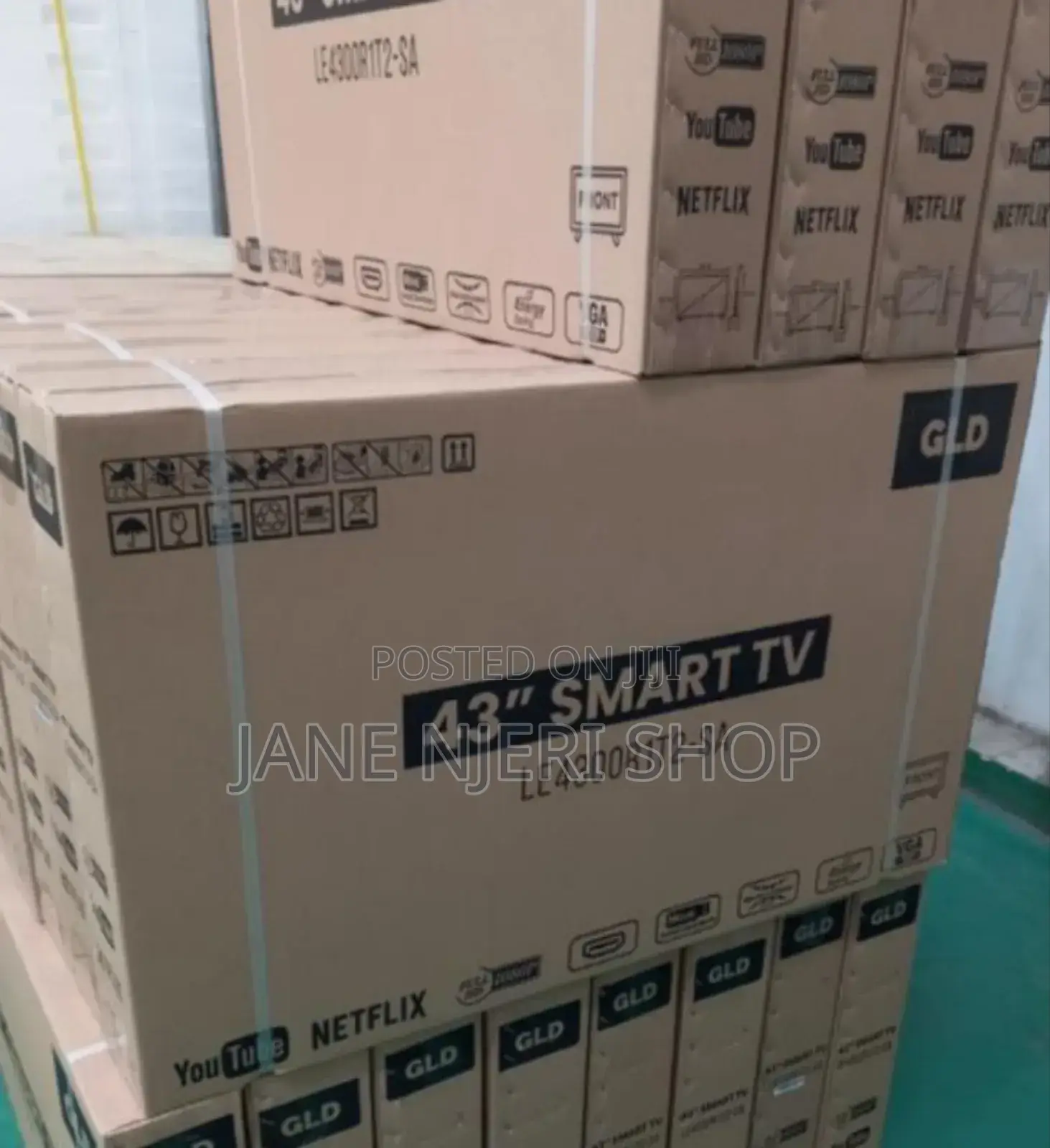 Brand New 43 Inches GLD Smart Tv Frame Less