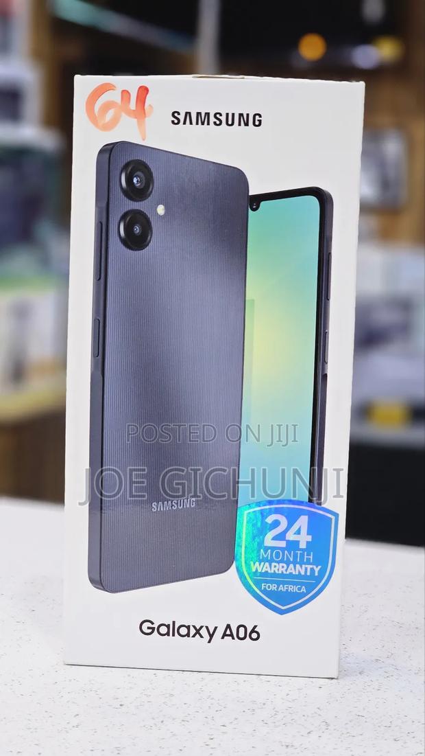 New Samsung Galaxy A06 64 GB Black - main view