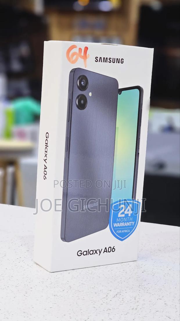 New Samsung Galaxy A06 64 GB Black - thumbnail 2