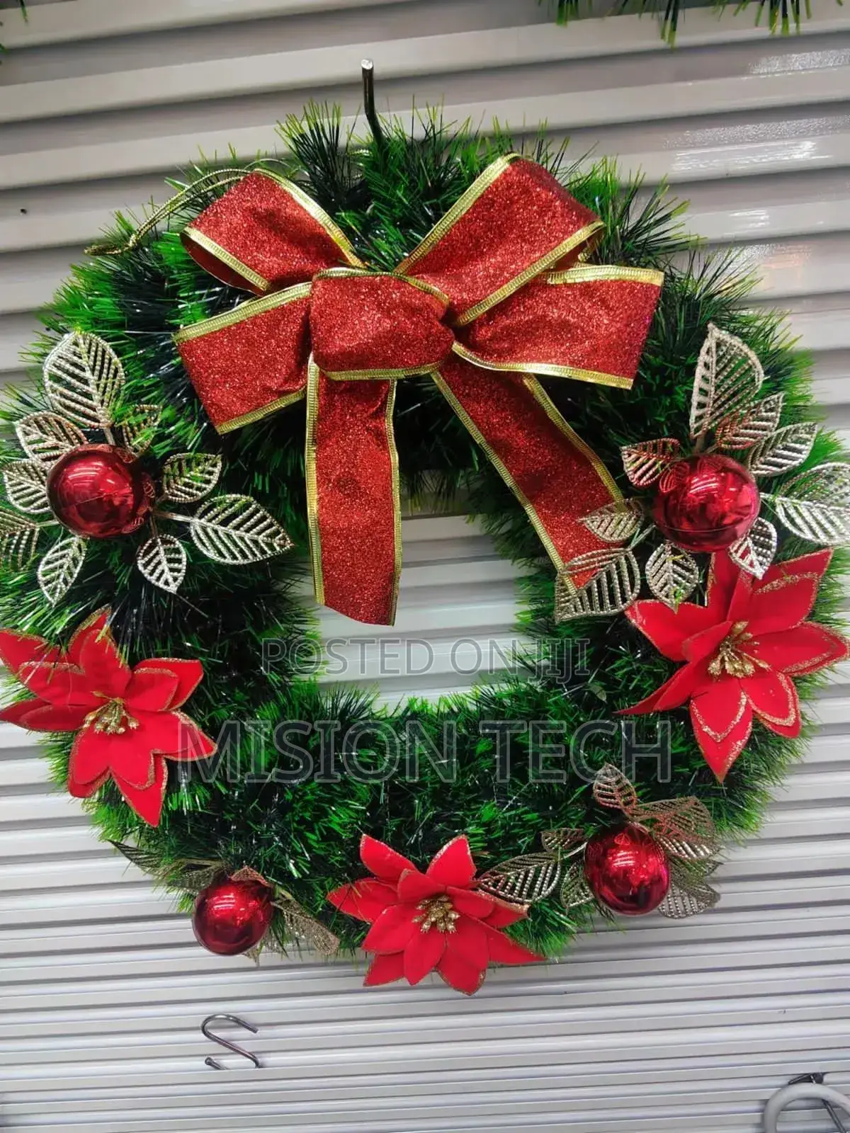 *30CM Christmas Wreath for Front Door \ Window