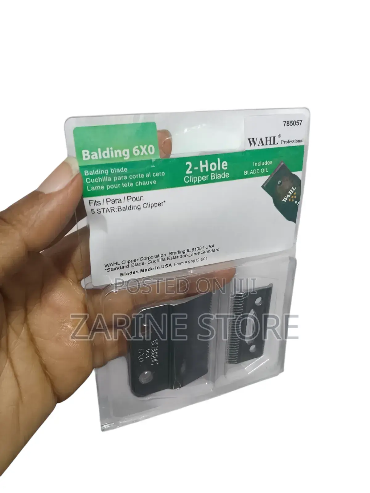 Wahl Balding Blade With 2 Holes Blade Oil