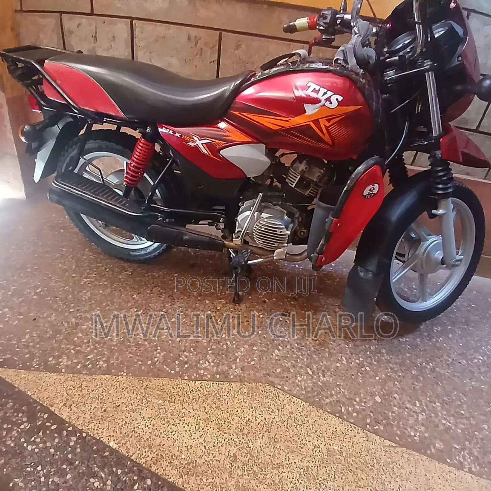 TVS HLX Plus ES 2023 Red