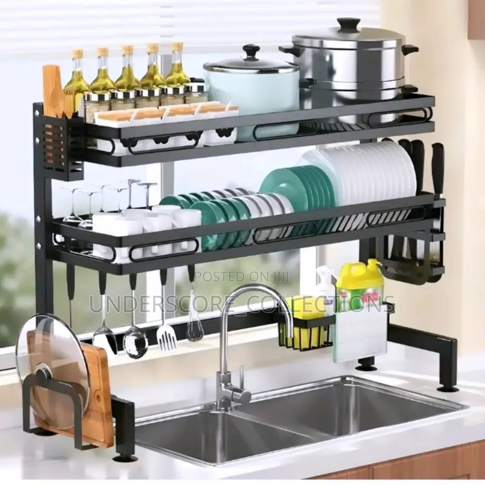 Double Layer Over the Sink Drying Rack.